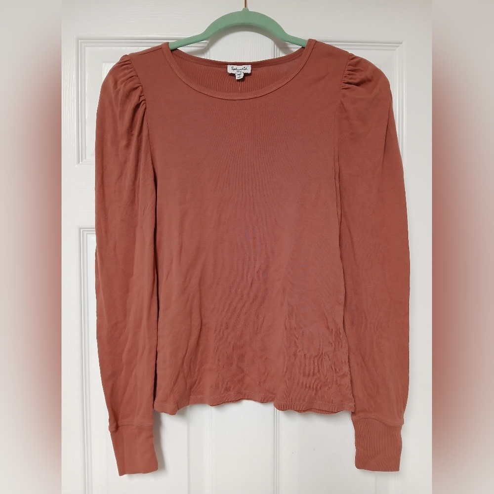 🖤SPLENDID Dusty Pink Long Sleeve Top - Size S